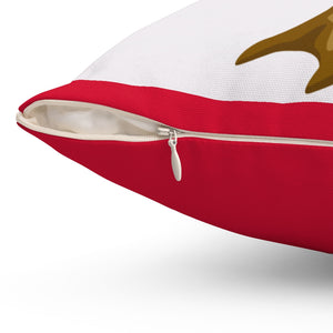 Holiday Cardinal Square Pillow