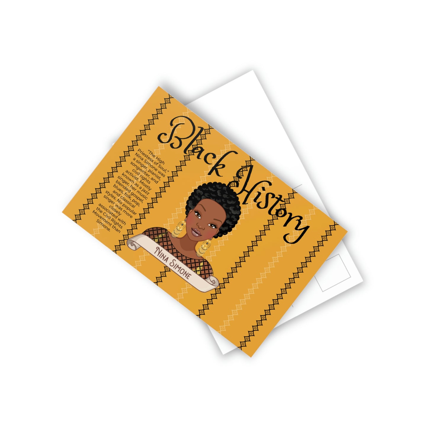Postcards (10pcs) Black History Nina Simone