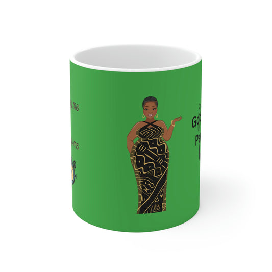 "God is My Partner" Quote Ceramic Mug 11oz