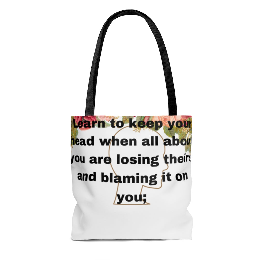 Rudyard Kipling "If" AOP Tote Bag