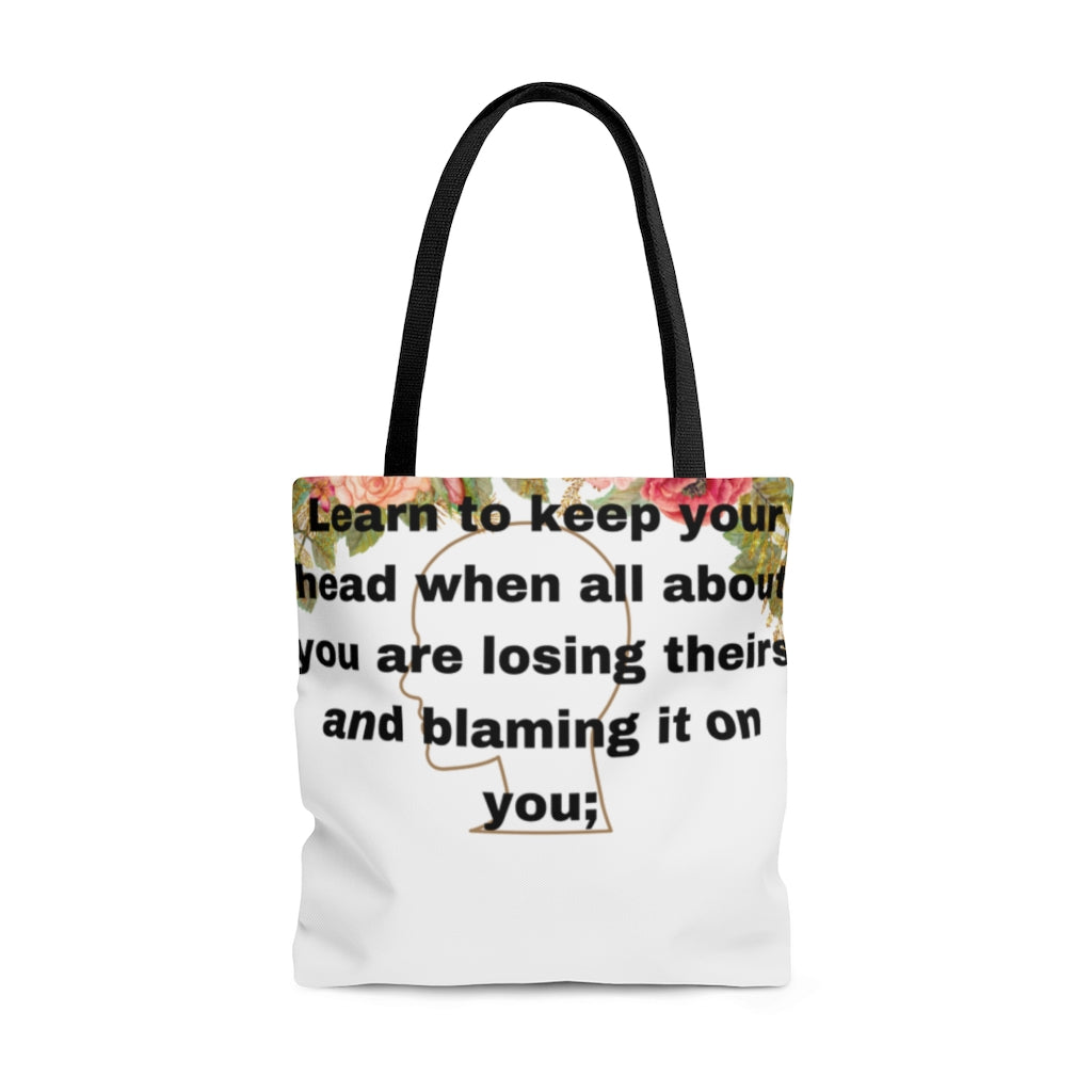 Rudyard Kipling "If" AOP Tote Bag