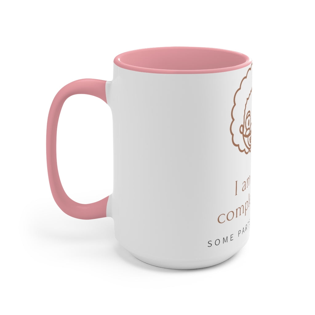"I am not Idiot" Accent Mug