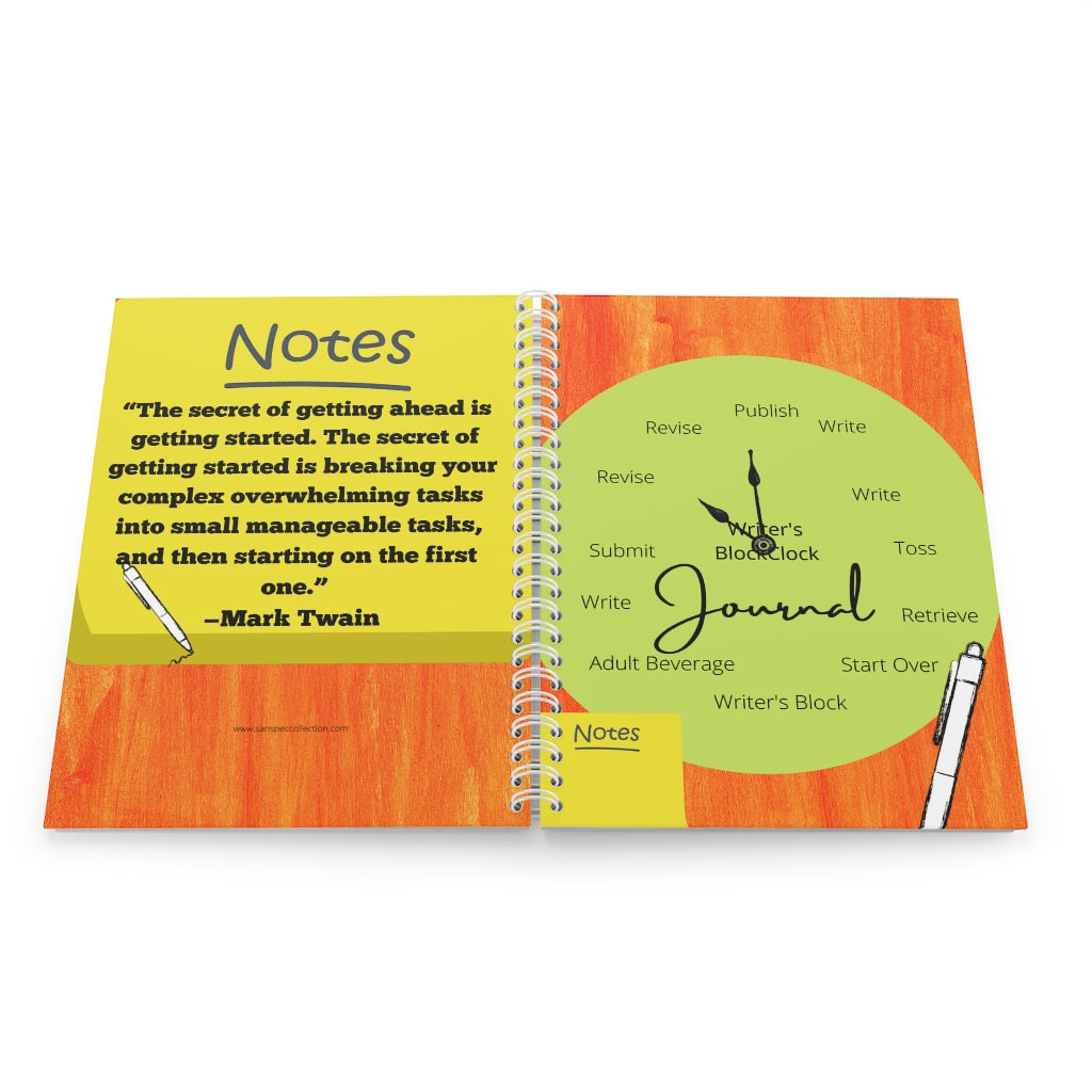 The Writer's Block Collection Spiral Notebook