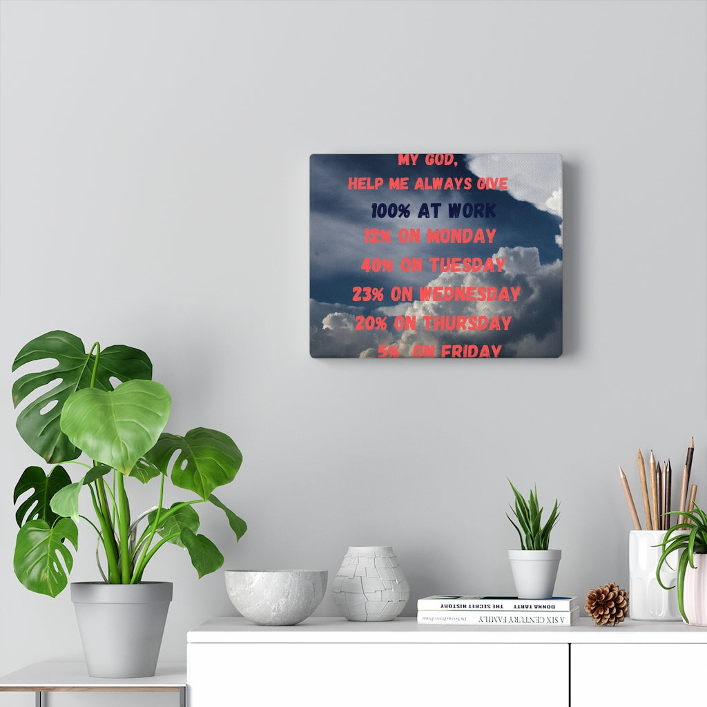 Motivational Canvas Gallery Wraps