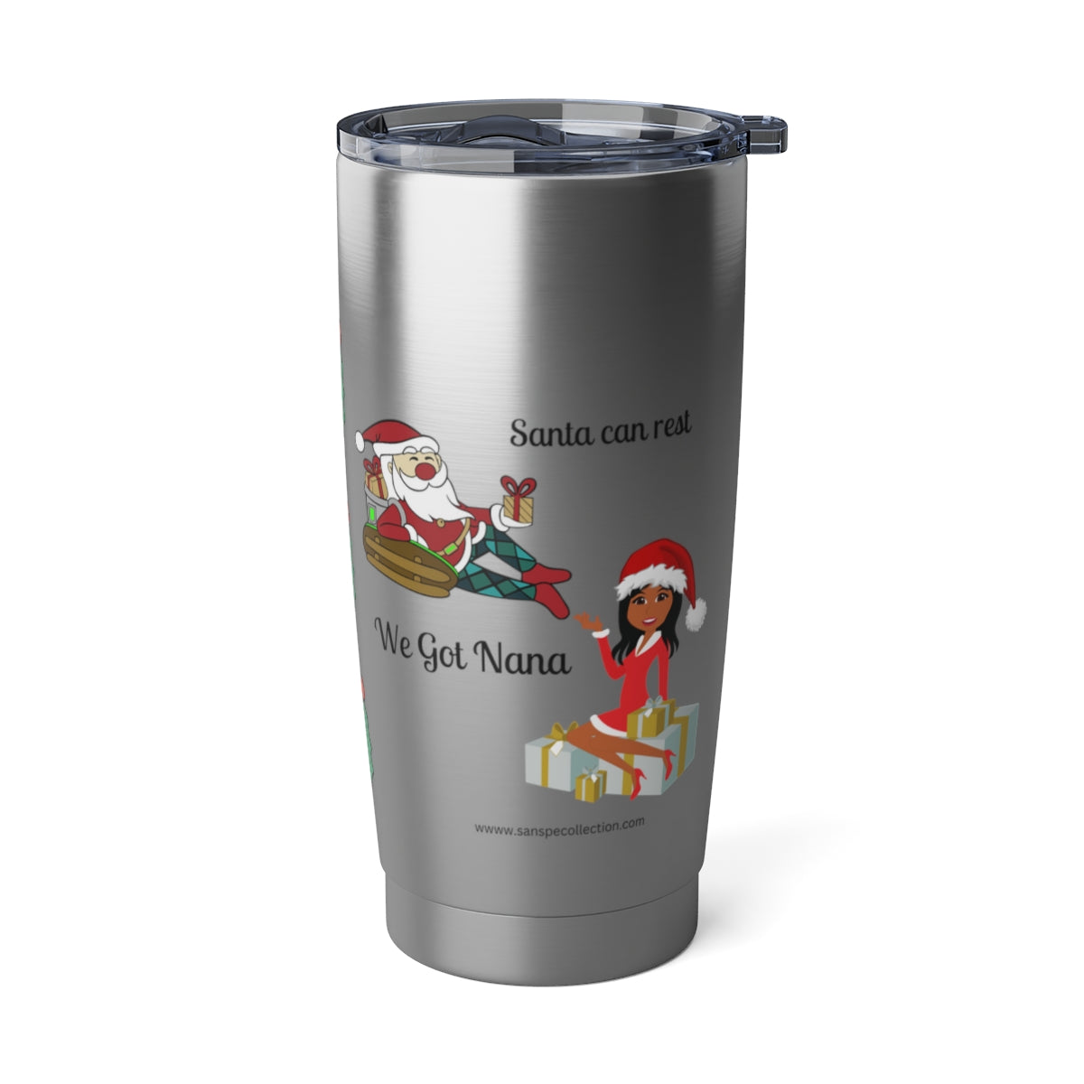 Vagabond 20 oz Tumbler-Christmas Santa