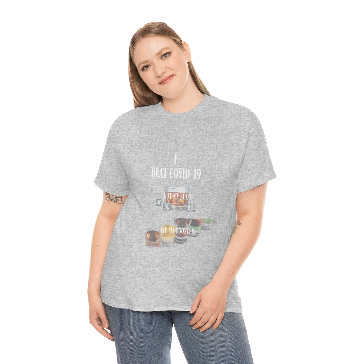 Unisex Heavy Cotton Tee Funny COVID-19 T-Shirt