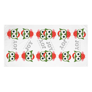 Holiday Owl Standard Towel