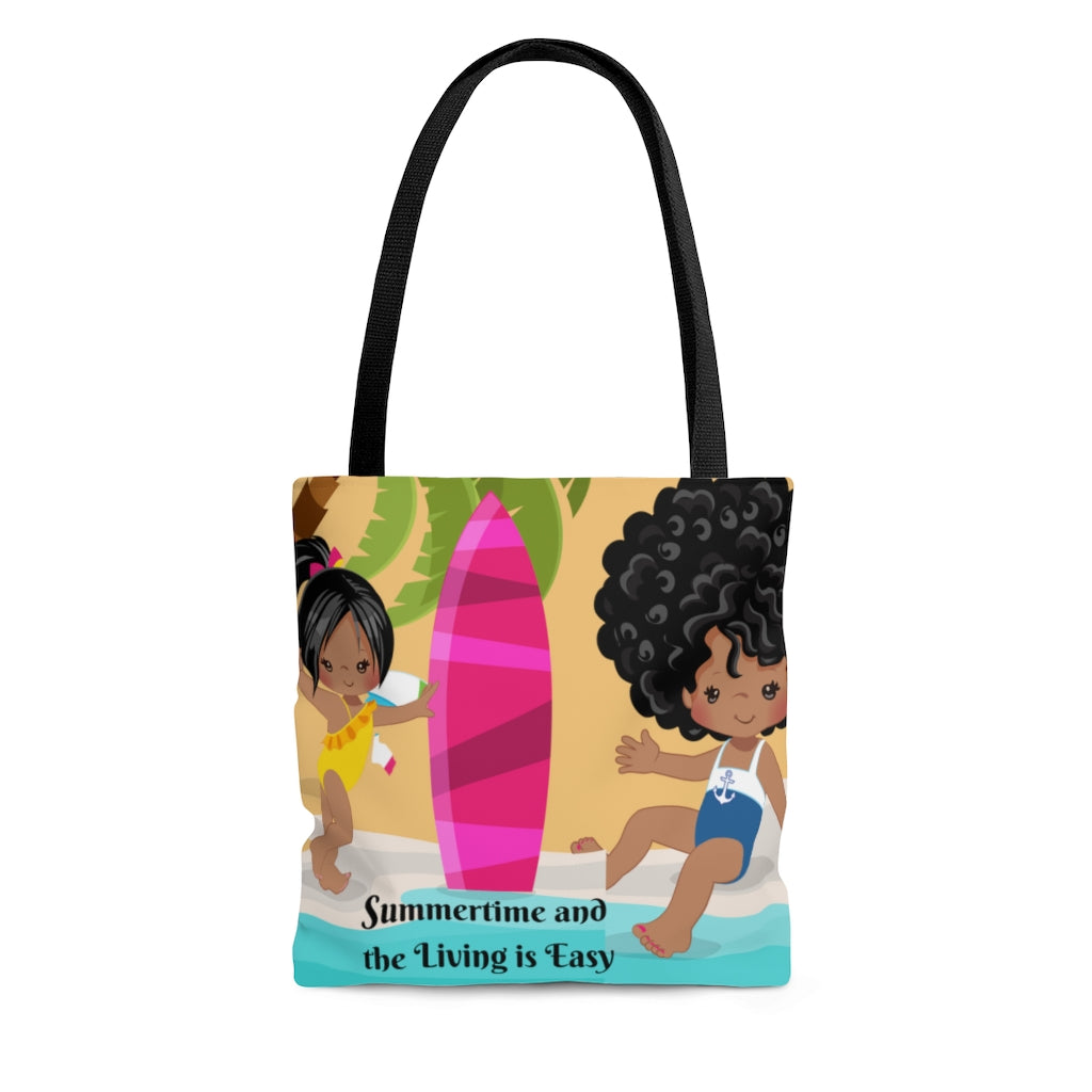 Summertime and the Living is Easy AOP Tote Bag