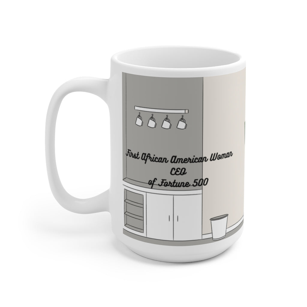 Ursula Burns Ceramic Mug 15oz Black History Collection