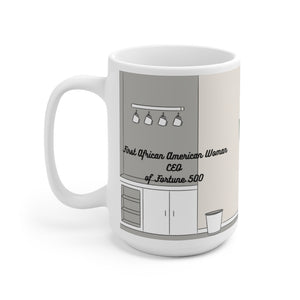 Ursula Burns Ceramic Mug 15oz Black History Collection