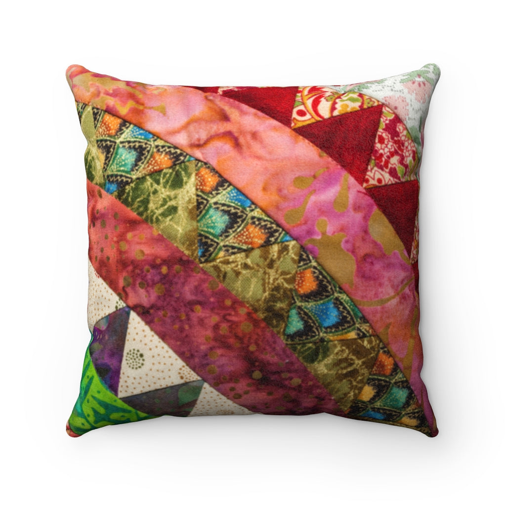 Faux Suede Square Pillow