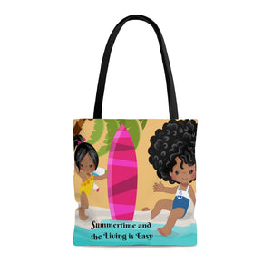 Summertime and the Living is Easy AOP Tote Bag