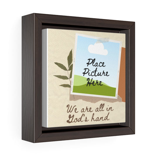 Memorable Picture Square Framed Premium Gallery Wrap Canvas