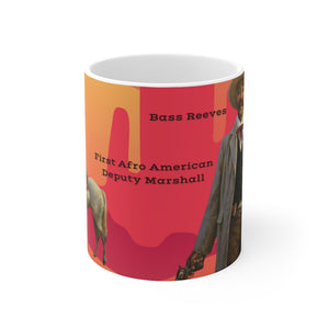 Bass Reeves Black History Ceramic Mug (EU)