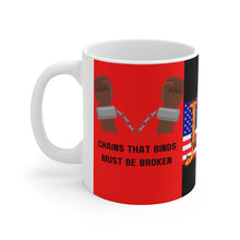 Load image into Gallery viewer, Juneteenth Ceramic Mug 11oz
