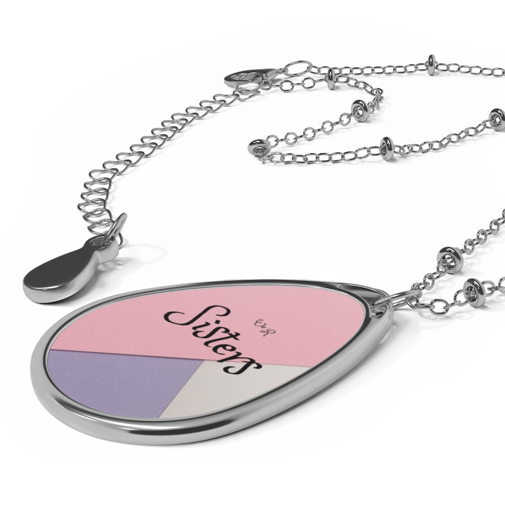 Sister Oval Necklace