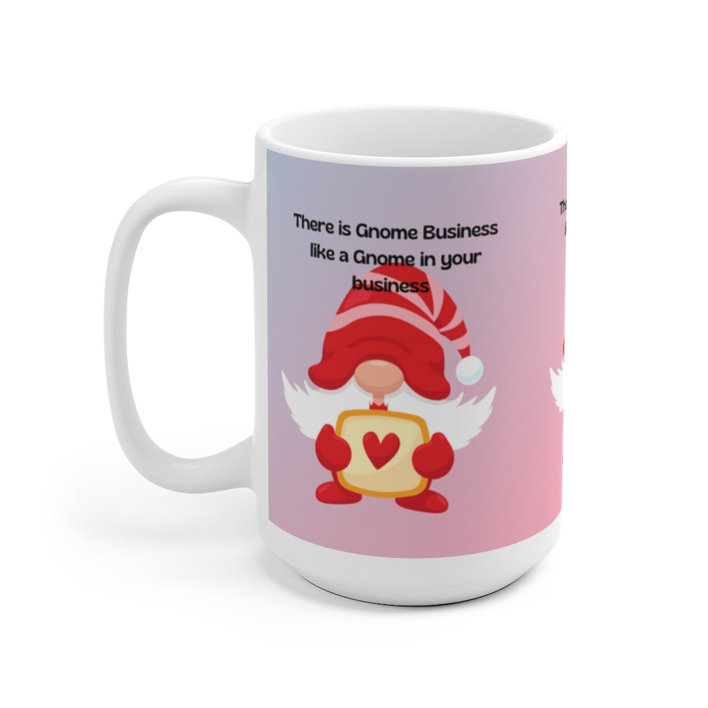 Gnome White Ceramic Mug