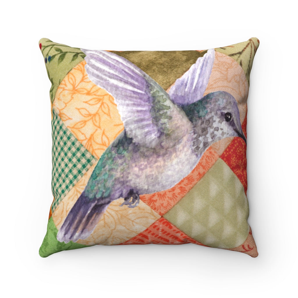 Faux Suede Square Pillow