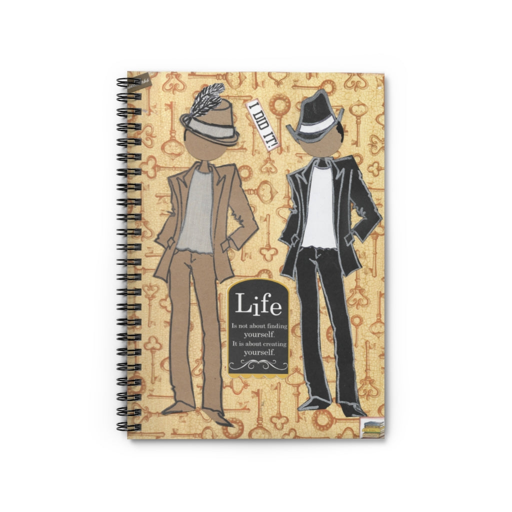 Father's Wisdom Spiral Notebook - Ruled Line