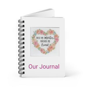 Spiral Bound Journal Our Flower Heart
