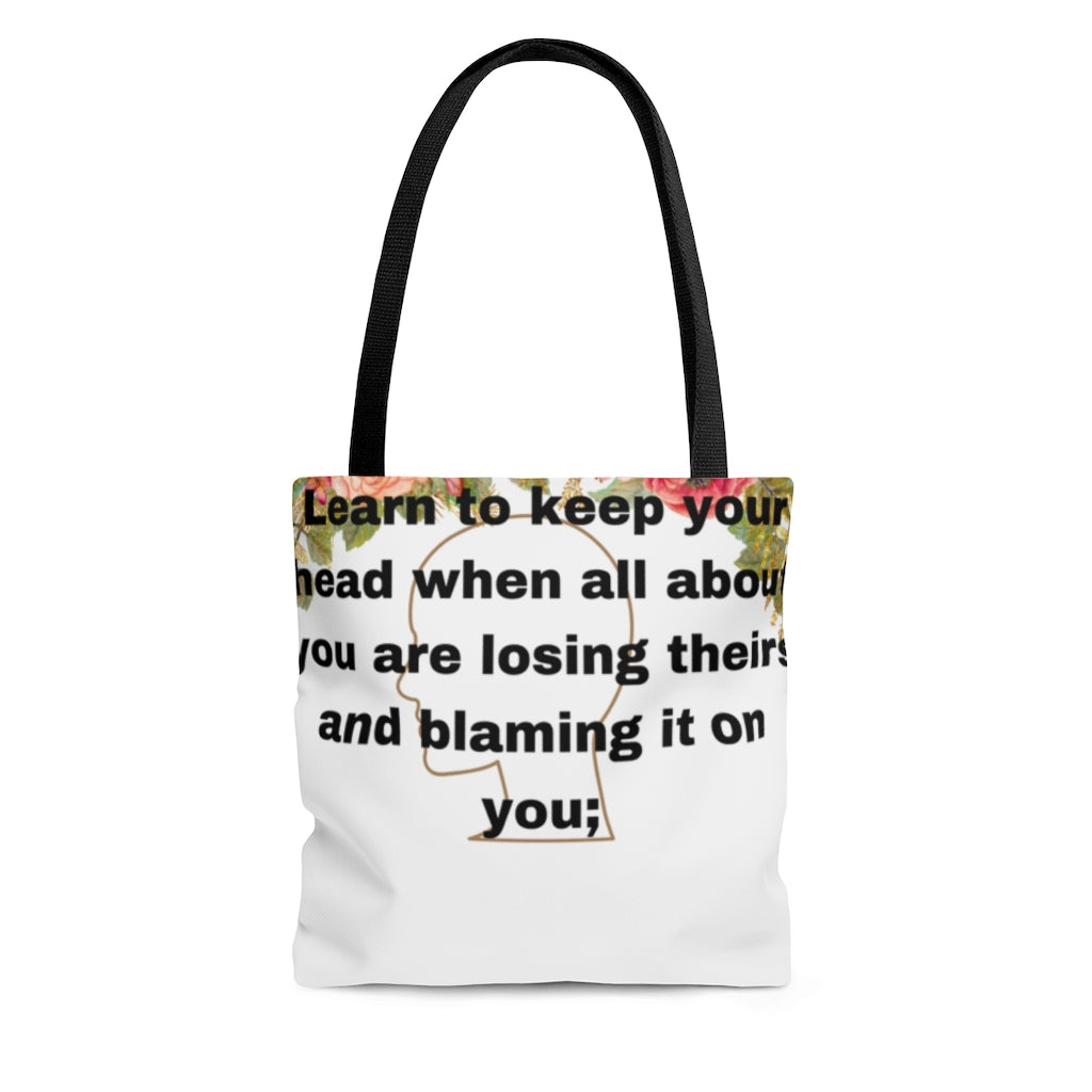 Rudyard Kipling "If" AOP Tote Bag