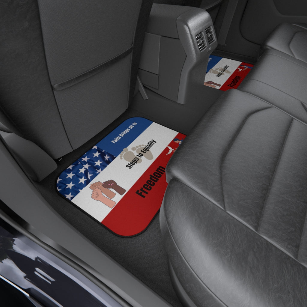 Patriotic Car Mats (2x Rear)