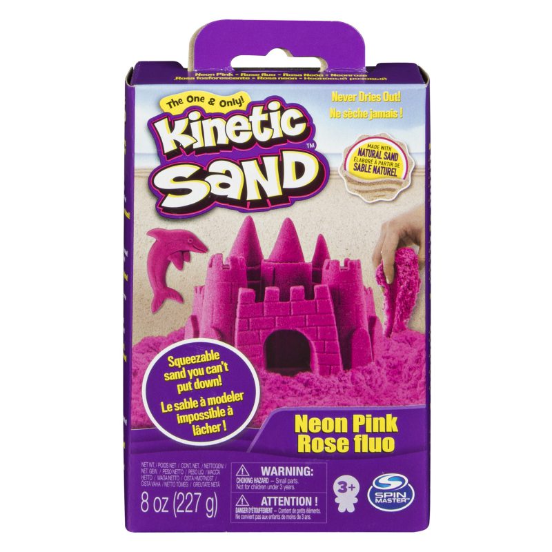 Kinetic Sand Neon Pink Rose Fluo