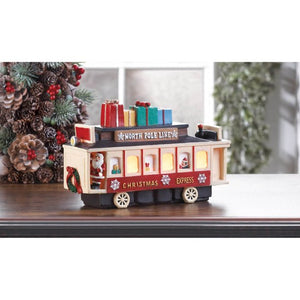LIGHT UP VINTAGE CHRISTMAS TRAIN
