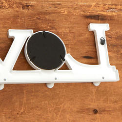 White "Love" Photo Frame Wall Hook Home Décor