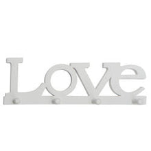 Load image into Gallery viewer, White &quot;Love&quot; Photo Frame Wall Hook Home Décor

